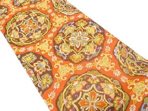 華紋織り出し　袋帯